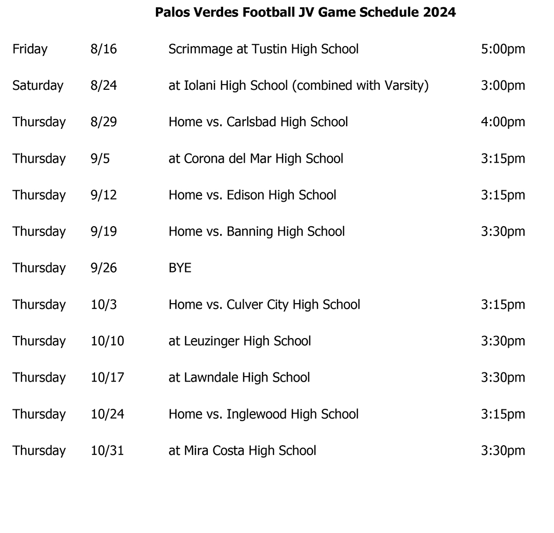 Complete CDM Football Schedule 2024: Sea Kings Matchups and Times