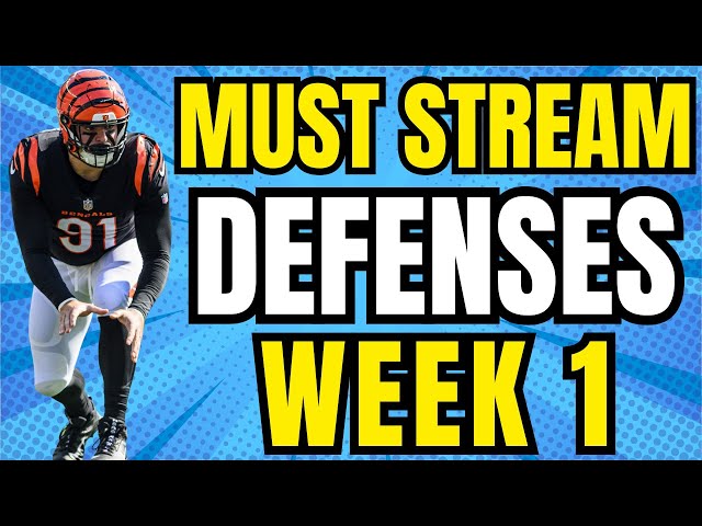 Top Fantasy Defenses for the Week: Stream the Best D/ST