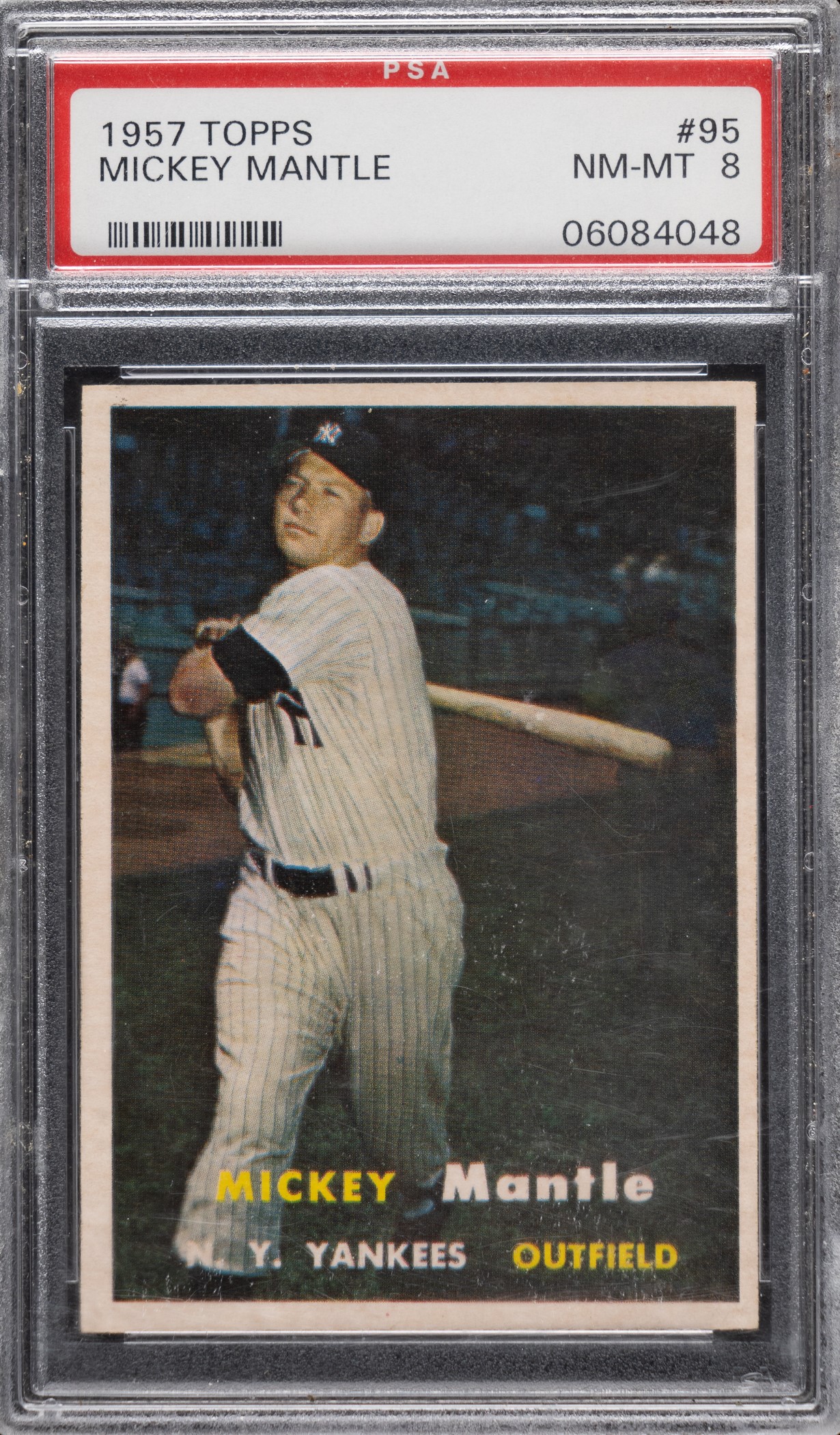 Mickey Mantle 1957: Topps Card 95, MVP Season Highlights & Career Stats