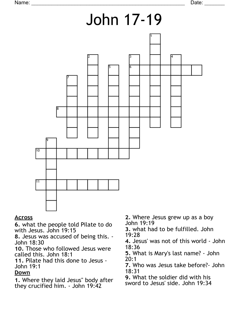 [How to Solve John Jr. to John Sr. in Crossword Puzzles]