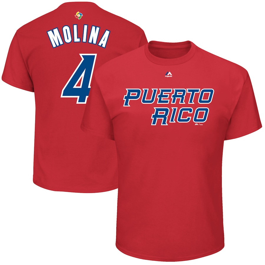 Buy Yadier Molina Puerto Rico Jersey - Official MLB Gear & Merchandise