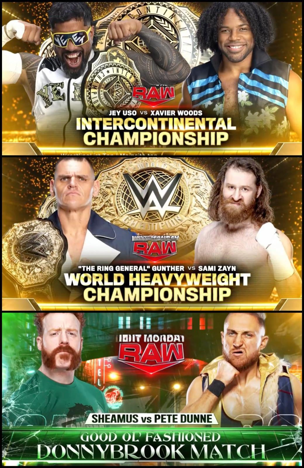 Whats the Monday Night Raw time this week (never miss a show)