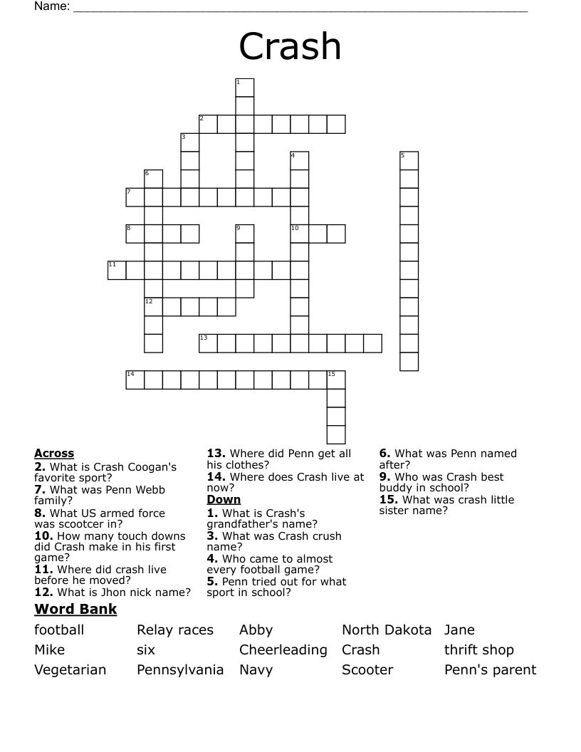 Get Your Game On with the Football Buddy Crossword Puzzle