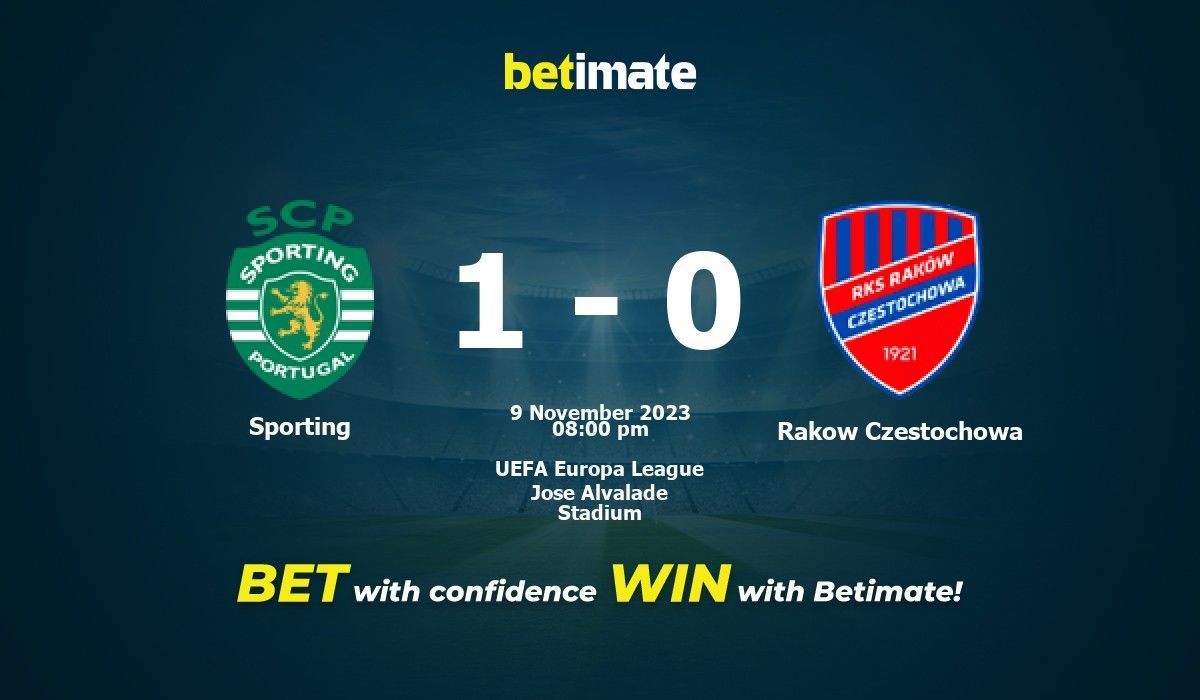 Sporting vs Rakow Prediction: Our Top Picks for Todays Game!