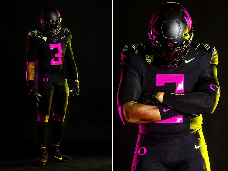 The Story Behind Oregons Eye-Catching All Pink Uniforms