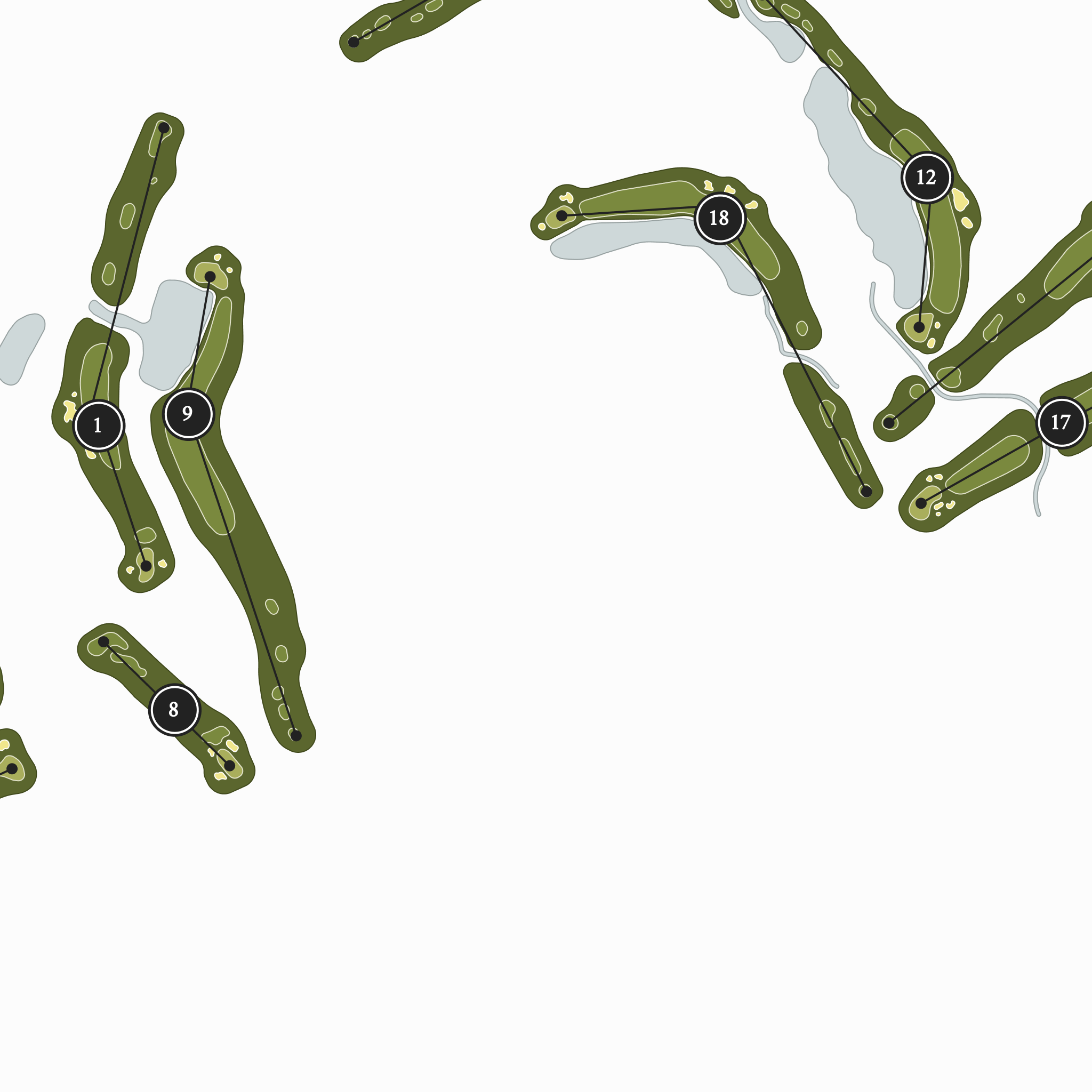 TPC Southwind Course Map: Quick Layout for Golfers