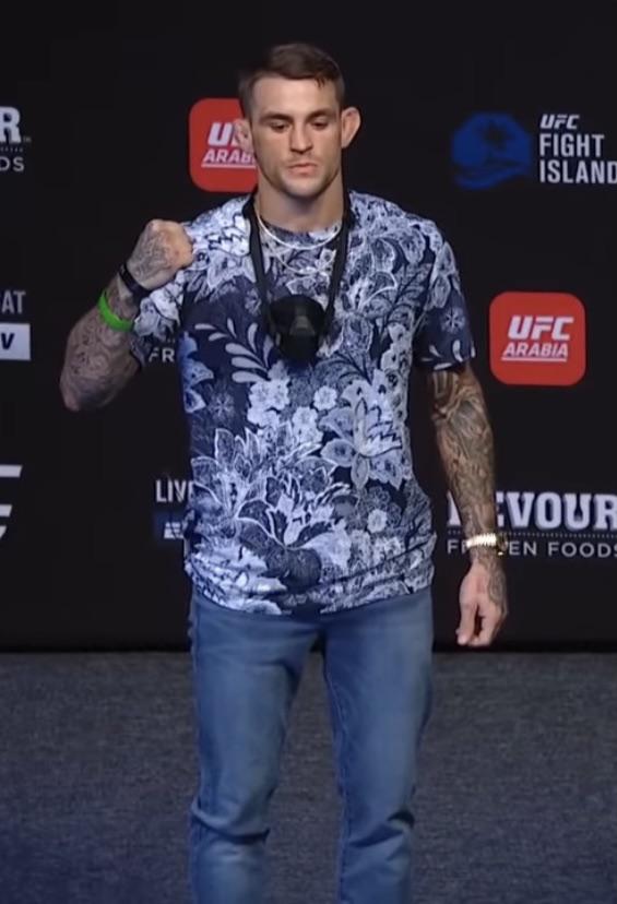 Get Your Official Dustin Poirier Floral Shirt at UFC Store Now