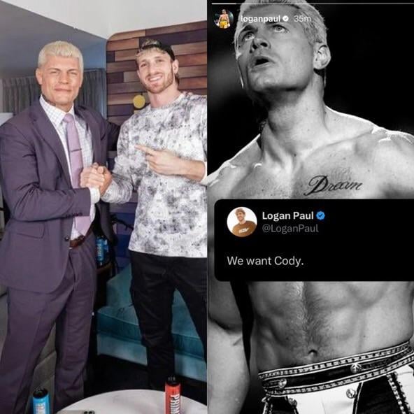 Logan Paul Tweeted To Cody Rhodes See His Message Of Gratitude