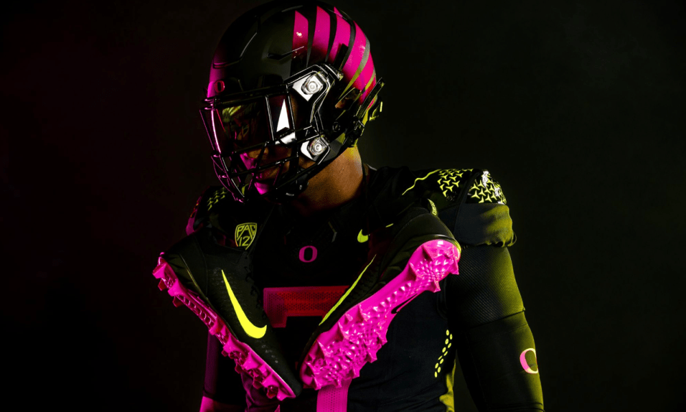 The Story Behind Oregons Eye-Catching All Pink Uniforms