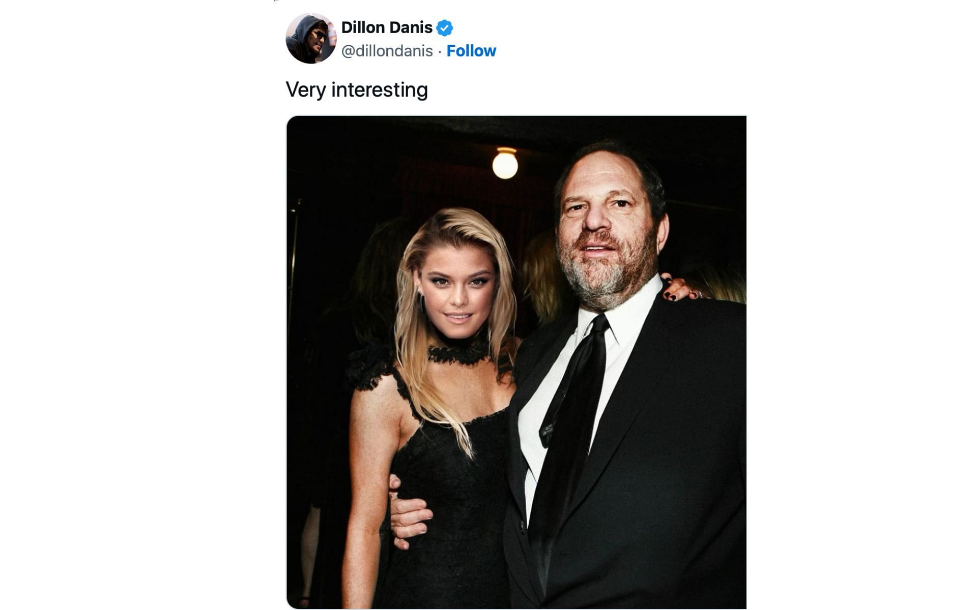 Harvey Weinstein and Nina Agdal: People are talking about this, find out why