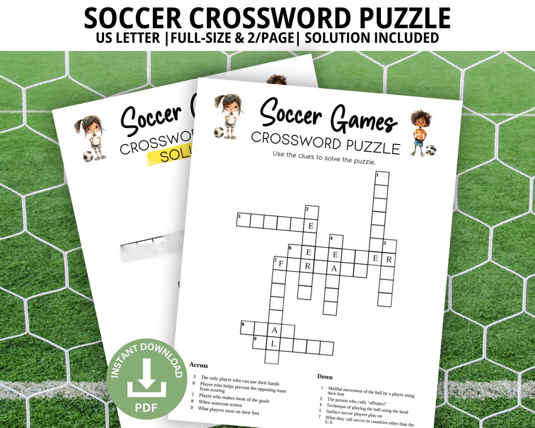 Free Soccer Highlight Crossword: Enjoy Hours of Football Fun!