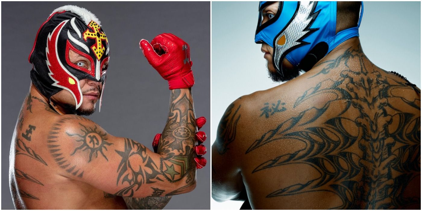 Rey Mysterio Tattoos: Cool Arm, Back and Chest Ink Meanings