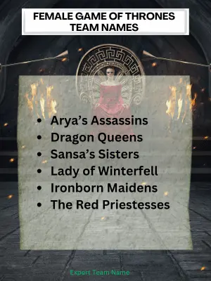 Cool Game of Thrones Team Names: Check Out These Awesome Ideas for Your Squad!