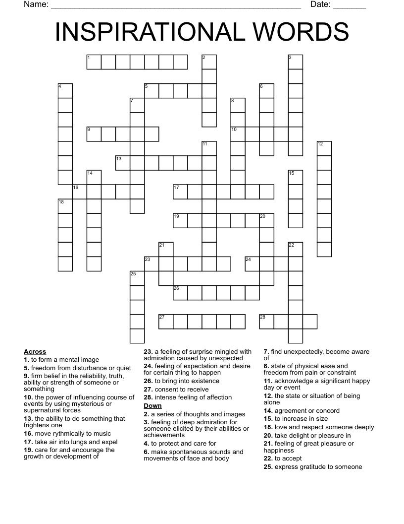 Find Answers! They Require Inspiration Crossword Solutions!