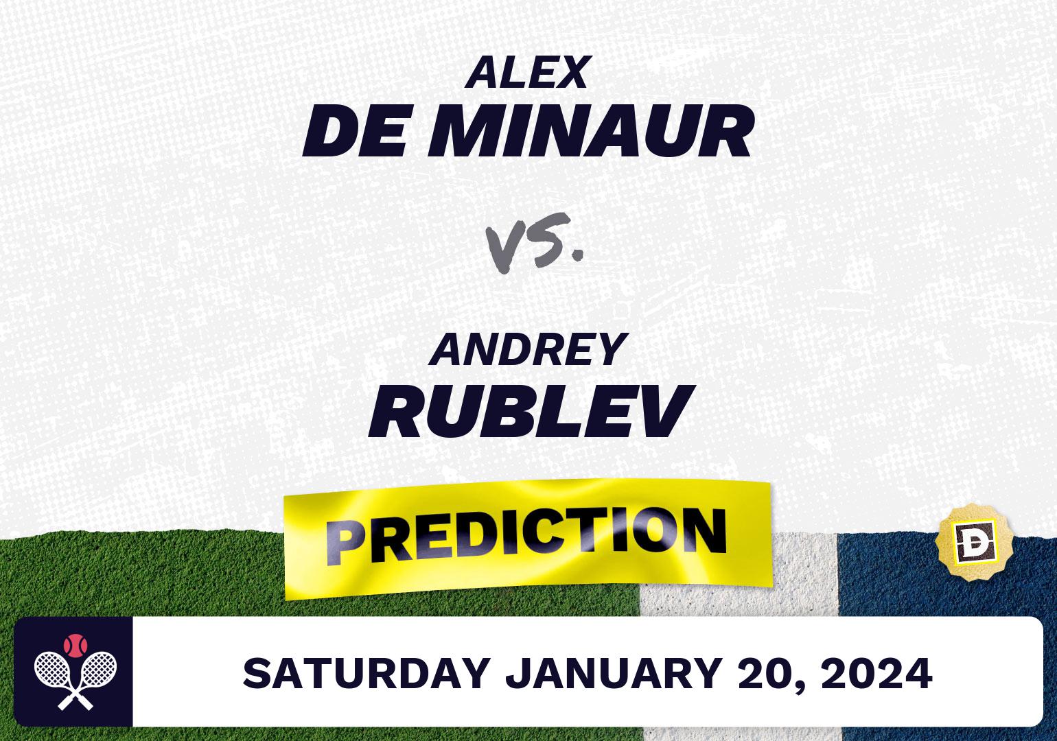 Alex De Minaur vs Andrey Rublev Prediction: Easy Tips to Pick the Winner (Tennis Betting)