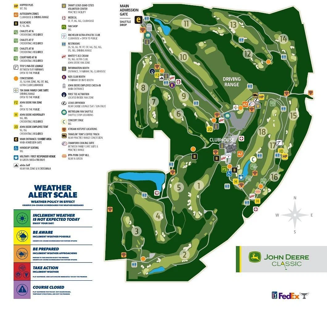 Need the John Deere Classic Location Map? Heres How to Get There!