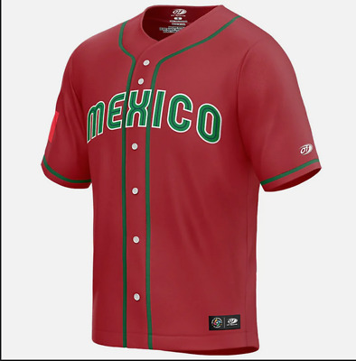 Rock the Mexico Baseball Jersey Red: Shop Now and Save!