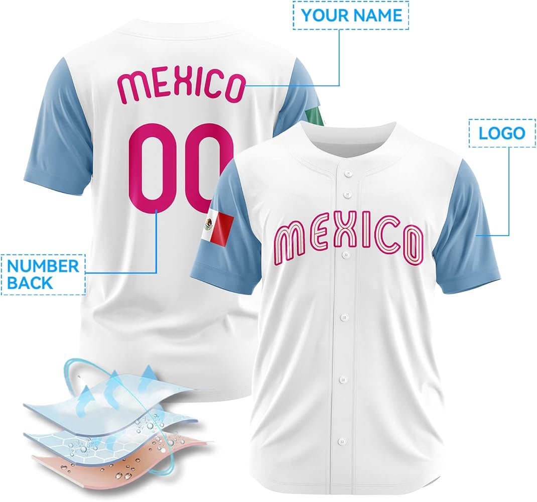 Shop mexico baseball jersey blue: Check out these top-rated options for you to choose