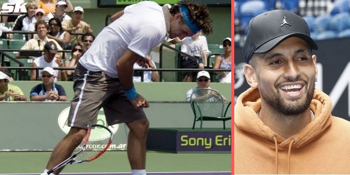 See Nick Kyrgios Reacting to Roger Federer Smashing Racket Did he approve or disapprove