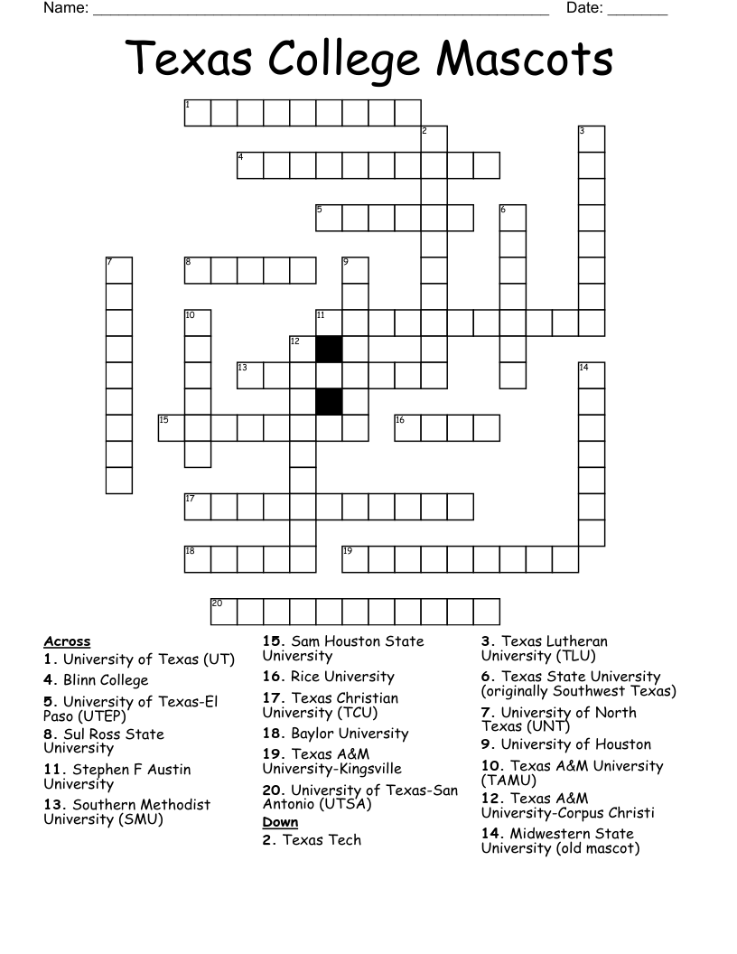 Easy Puzzles:The Home of Baylor University Crossword.