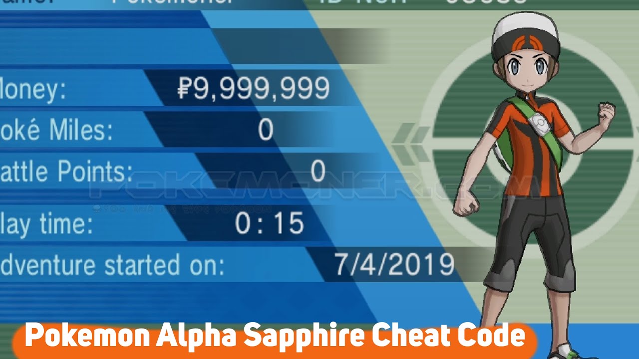 Need Alpha Sapphire Cheat Codes? Find All Codes Here!