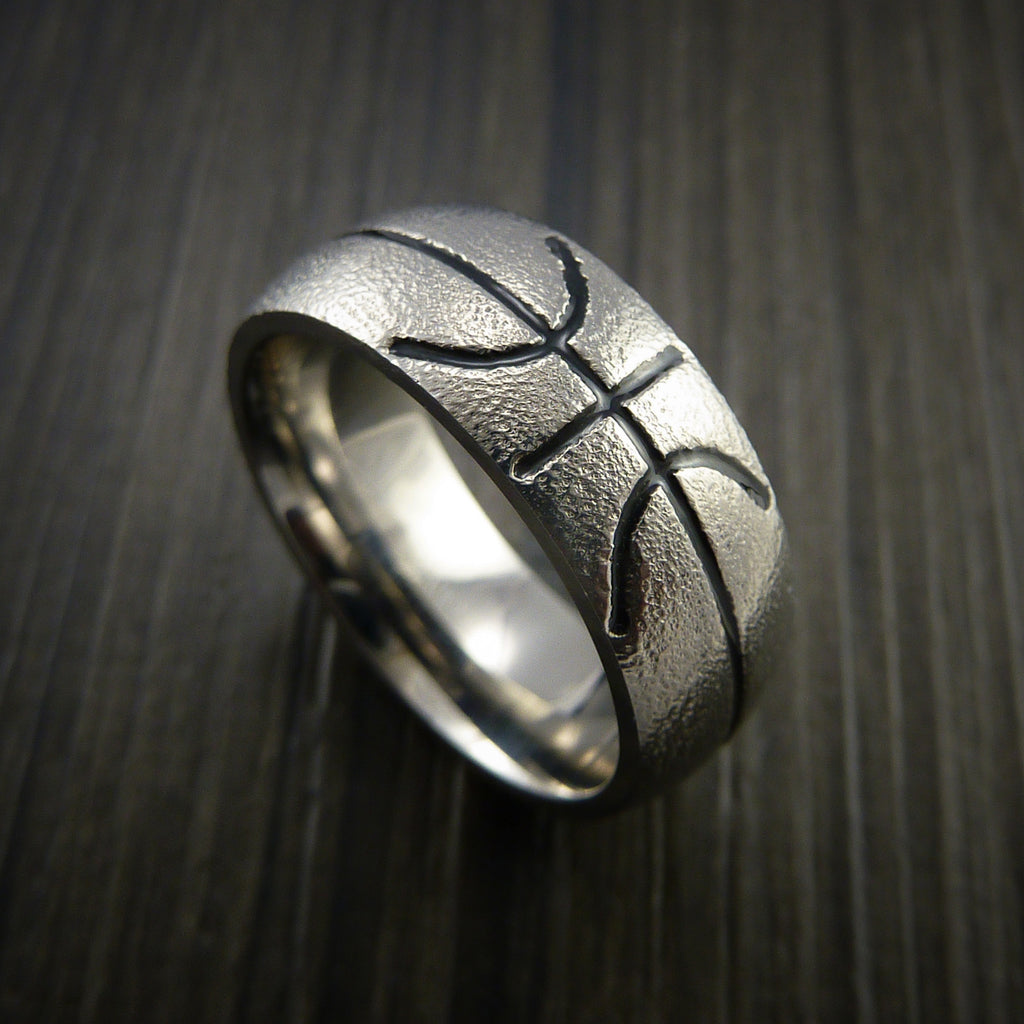 Shop Cool Basketball Wedding Ring Styles: Best Men Rings!