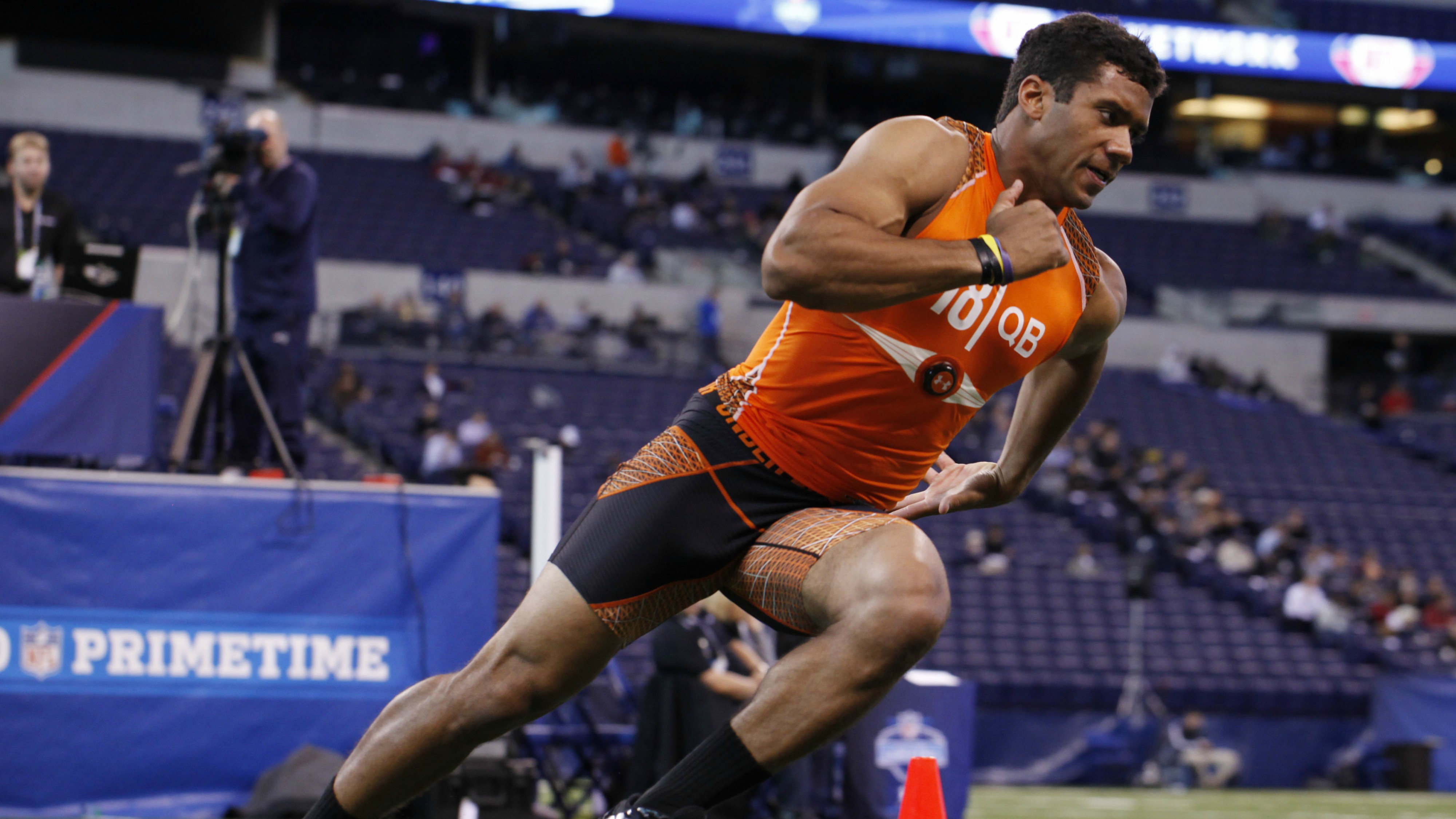 Russell Wilson 40 Yard Dash: Relive the NFL Combine Moment.