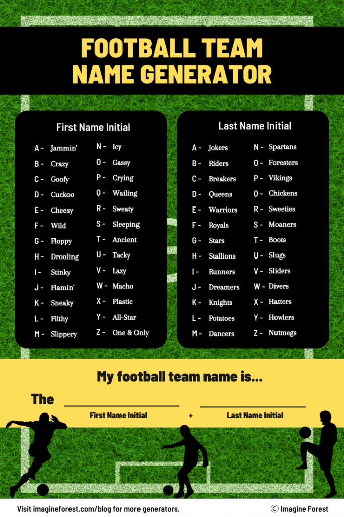 Fantasy Football Rude Team Names Generator: Get Funny Names Now