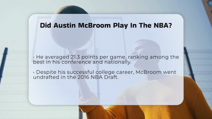 From college to pro: Did Austin McBroom play in the NBA? The answer revealed!