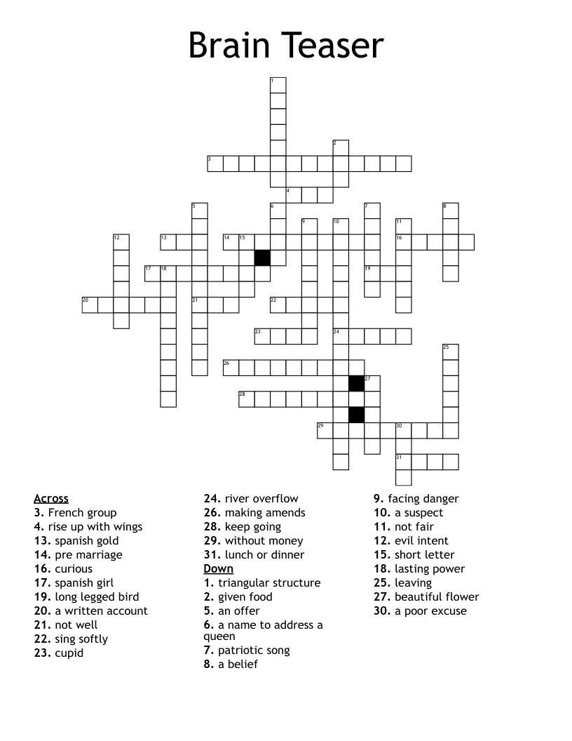 Looking for a fun and simple brain teaser? The easy targets crossword is a great choice for beginners.