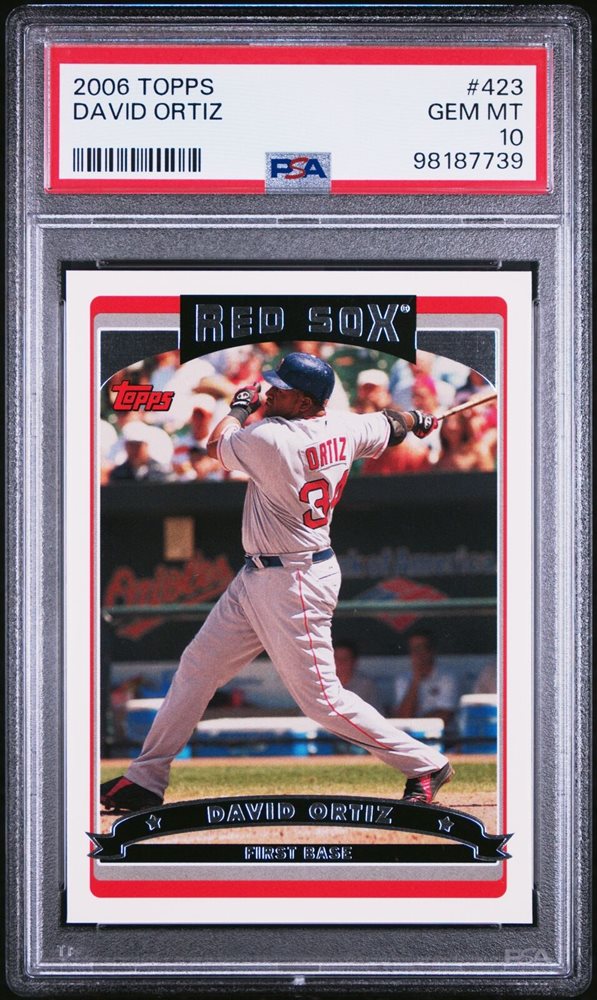 How does condition affect your david ortiz topps baseball card price? Learn why professional grading is absolutely crucial!